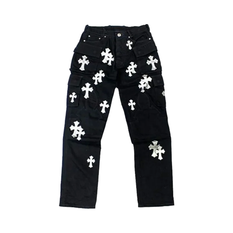 Black Cross Pant