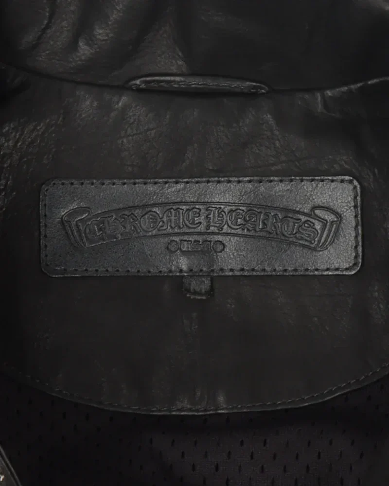 Matty Boy Hand Painted Leather Coach Jacket | Chrome Hearts