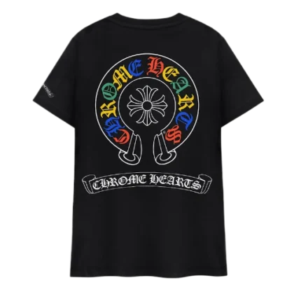 Chrome Hearts Multicolor Horse Shoe Logo T-Shirt