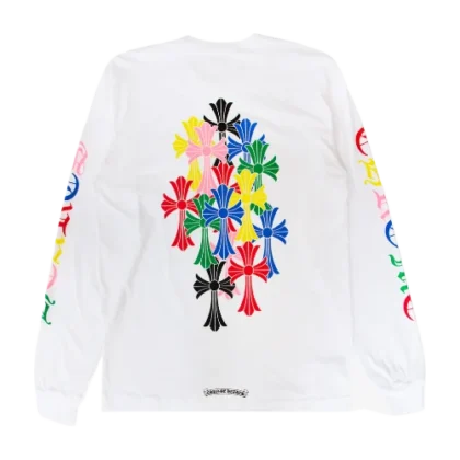 Chrome Hearts Multicolor Cross Long Sleeve T-Shirt