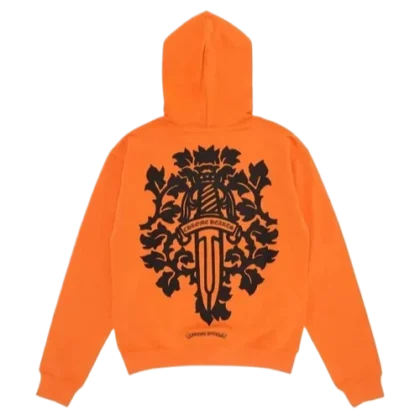 Chrome Hearts Vine Dagger Orange Hoodie