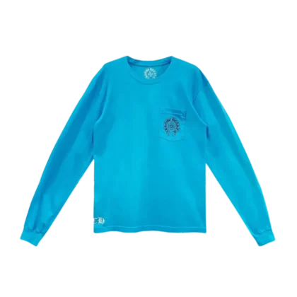 Las Vegas Exclusive Blue Horseshoe Logo Long Sleeve T-shirt