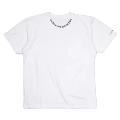 Chrome Hearts Neck Logo White T-Shirt