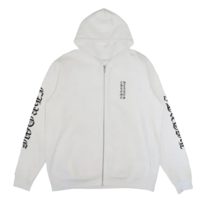 Chrome Hearts Pillar Logo Zip Up Hoodie