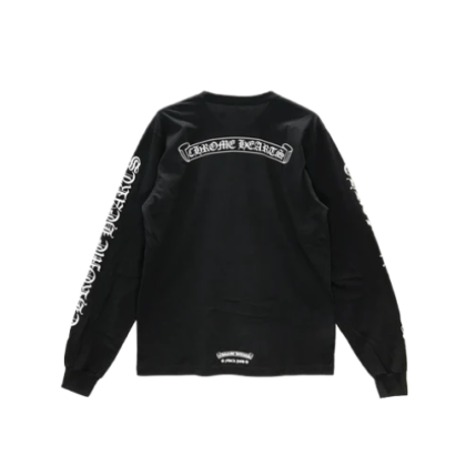 Script Scroll Logo Long Sleeve T Shirt