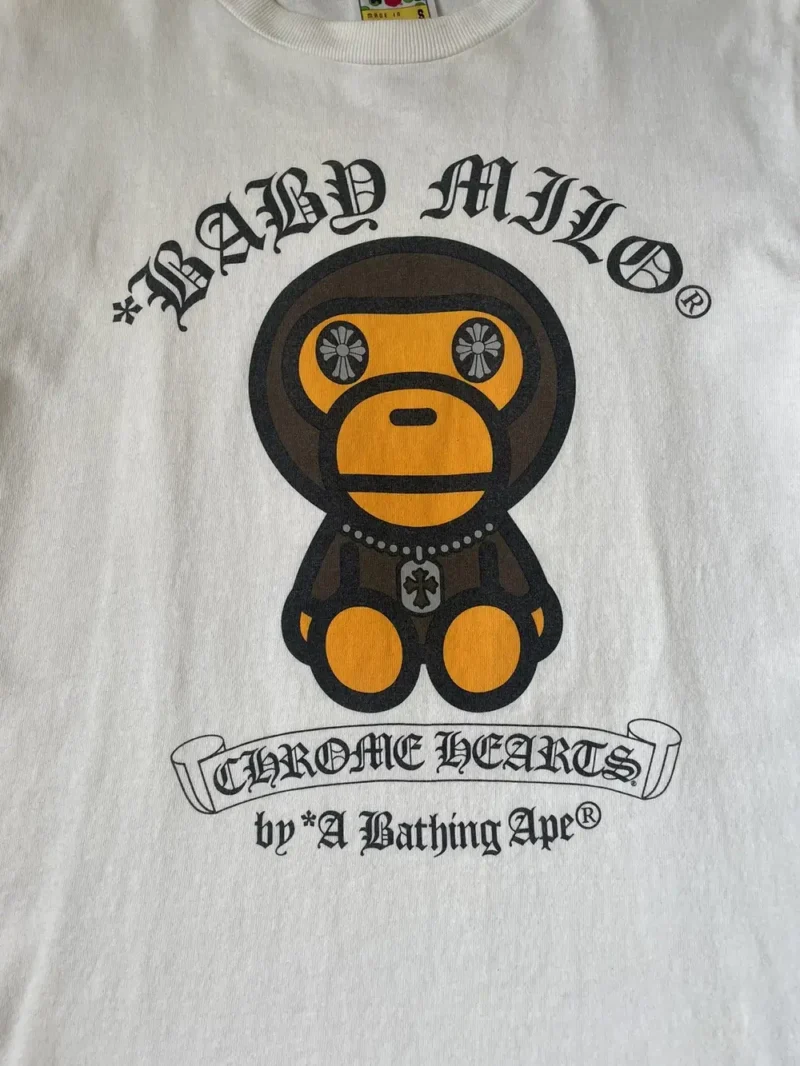 Bape x Chrome Hearts Baby Milo Tee