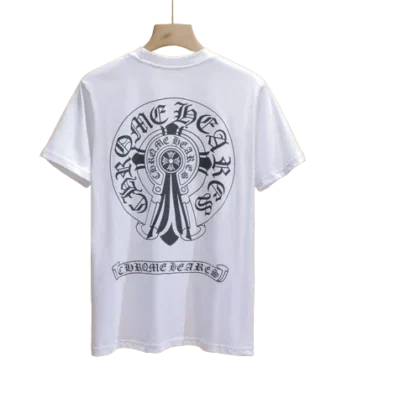 Casual Chrome Hearts White Pocket T-Shirt