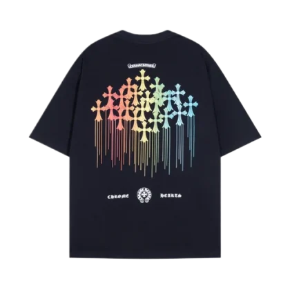 Chrome Hearts Multicolor Reben Style Cross Tee