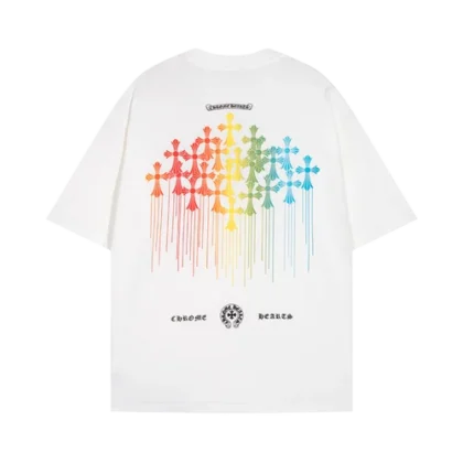 Chrome Hearts Multicolor Reben Style Cross Tee