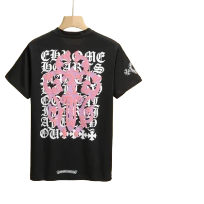 Chrome Hearts Dagger Logo Black Drop Sleeve Tee