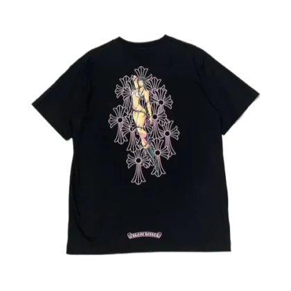 Chrome Hearts Deadly Doll Cemetery Crosses Tee