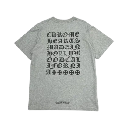 Chrome Hearts Grey Horseshoe T-Shirt