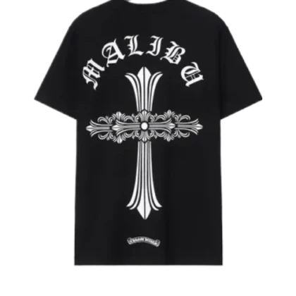 Malibu Chrome Hearts T-Shirt with Cross Logo