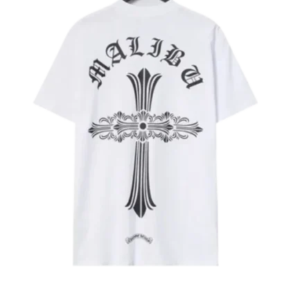 Malibu Chrome Hearts T-Shirt with Cross Logo