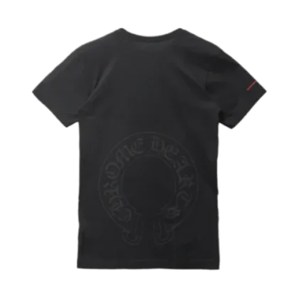 Chrome Hearts Scroll Horseshoe Logo Short Sleeve Tee