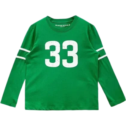 Chrome Hearts 33 Horseshoe Logo Green Long Sleeves Tee