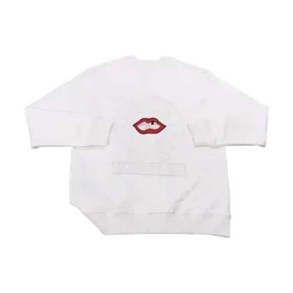 Classic Chrome Hearts Embroidered Lip and Logo Sweatshirt