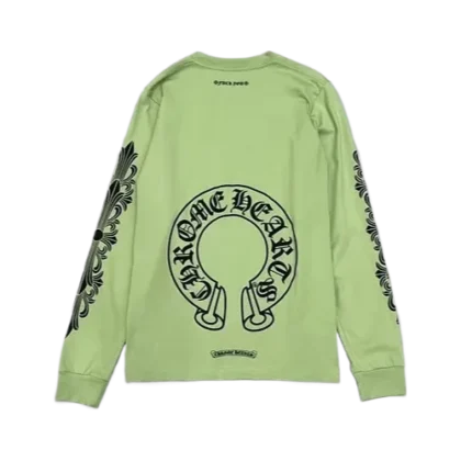 Chrome Hearts Sage Green Long Sleeve Tee