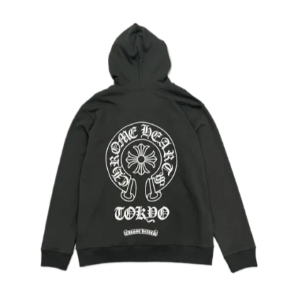 Chrome Hearts Tokyo Grey Zip Up Hoodie