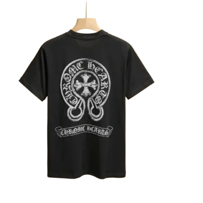 Stylish Casual Chrome Hearts T-Shirt Crew Neck