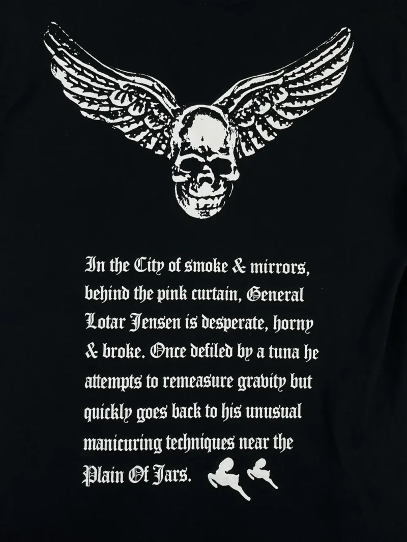 Chrome Hearts 2007 Joe Foti Hand Horseman Skull Black Tee