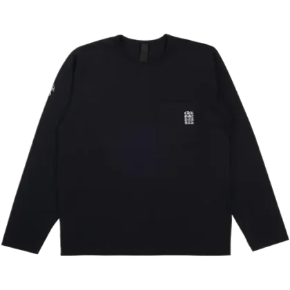 Chrome Hearts Embroidered Pocket LS Tee Black
