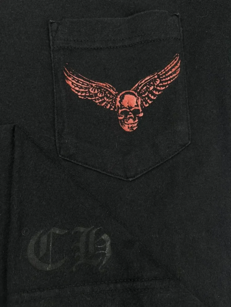 Chrome Hearts Vintage Foti Skeleton Wing Tee Black
