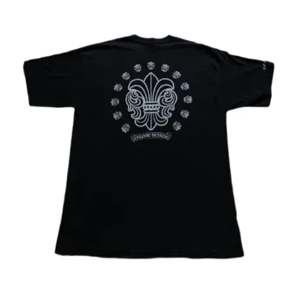 Chrome Hearts Fleur Logo T Shirt Black With Pocket