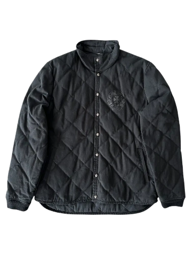 Chrome Hearts Quilted Horseshoe Logo Jacket