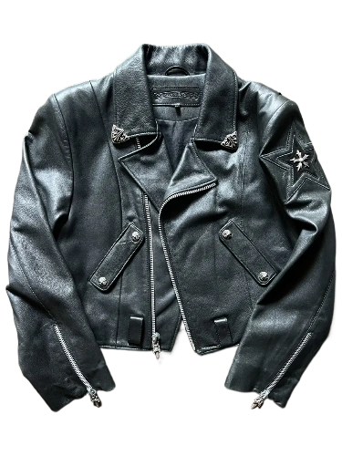 Chrome Hearts Leather Jacket JJ Dean Star