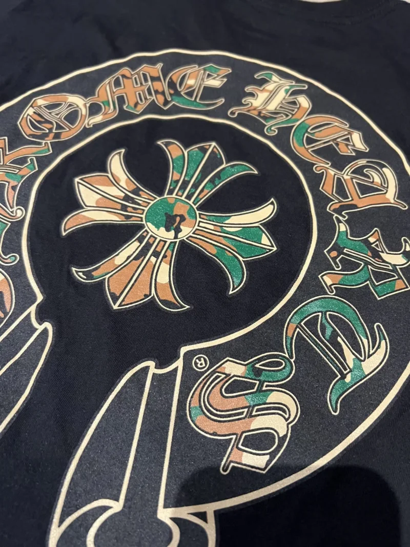 CH Camo Horseshoe Logo T-Shirt - Image 3