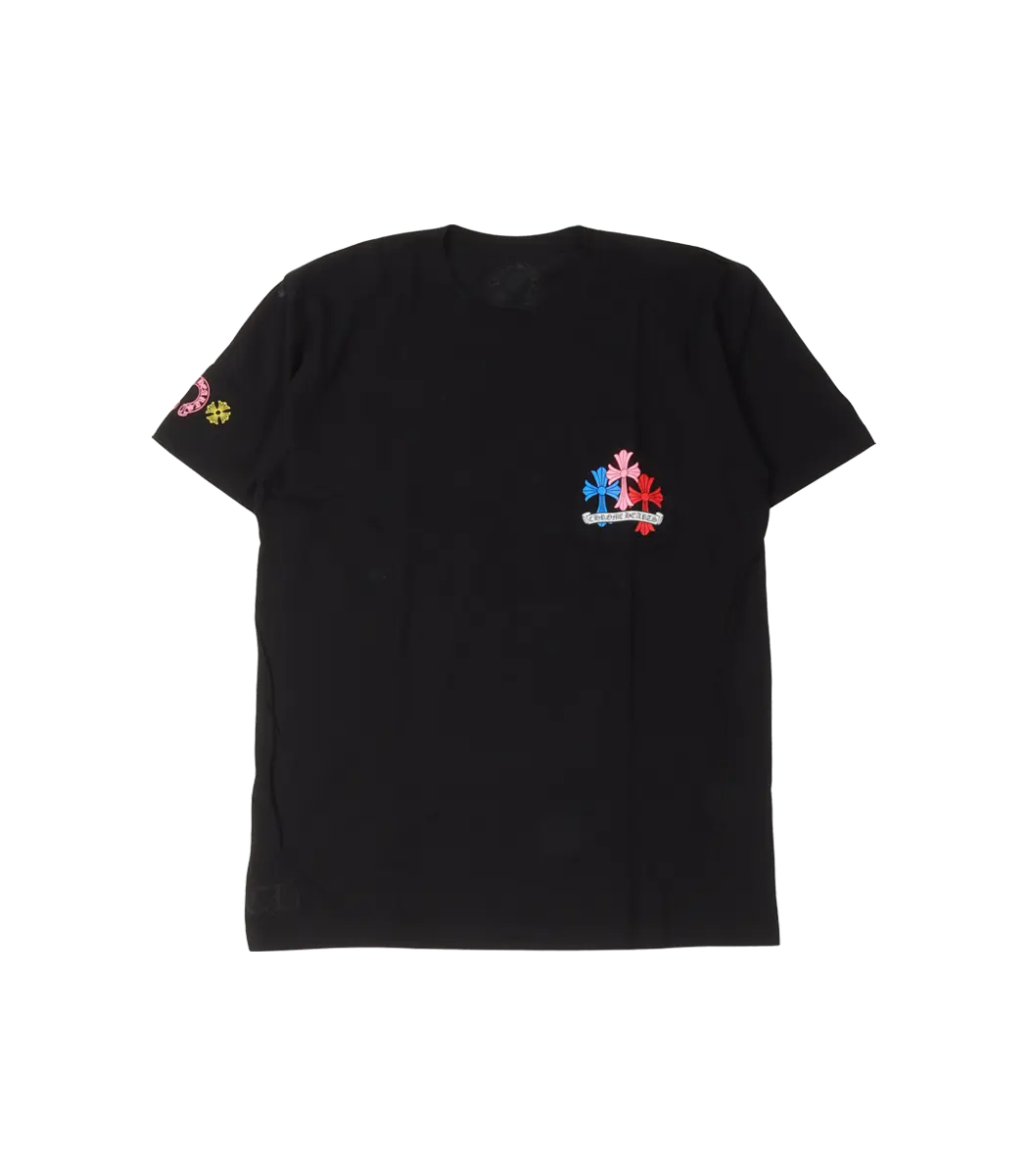 CH Multicolor Cross T-Shirt Black