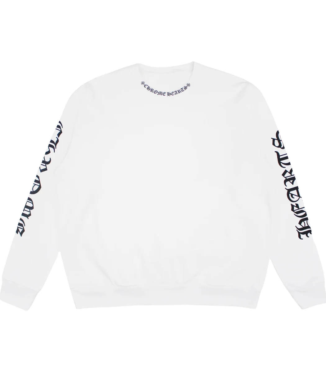 Neck Letters Sweatshirt