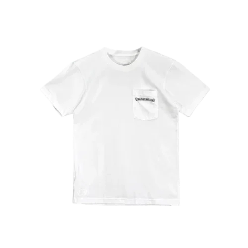 White chrome hearts logo shirt