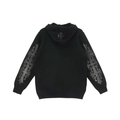 black Chrome hearts hoodie