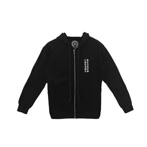 chrome hearts zip up hoodie