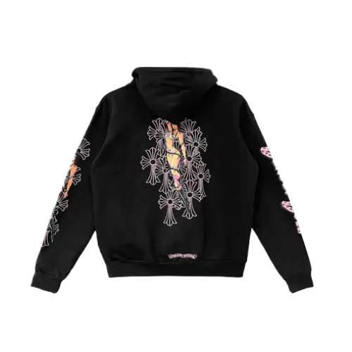 chrome hearts zip up hoodie