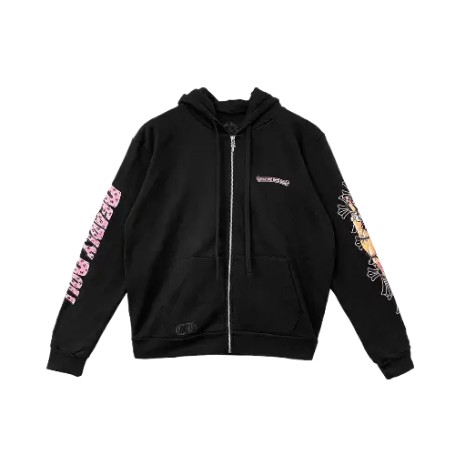 chrome hearts zip up hoodie