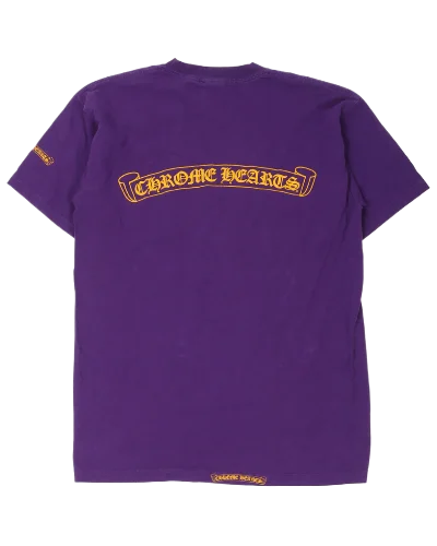 Classic Chrome Hearts Lakers Purple Tee